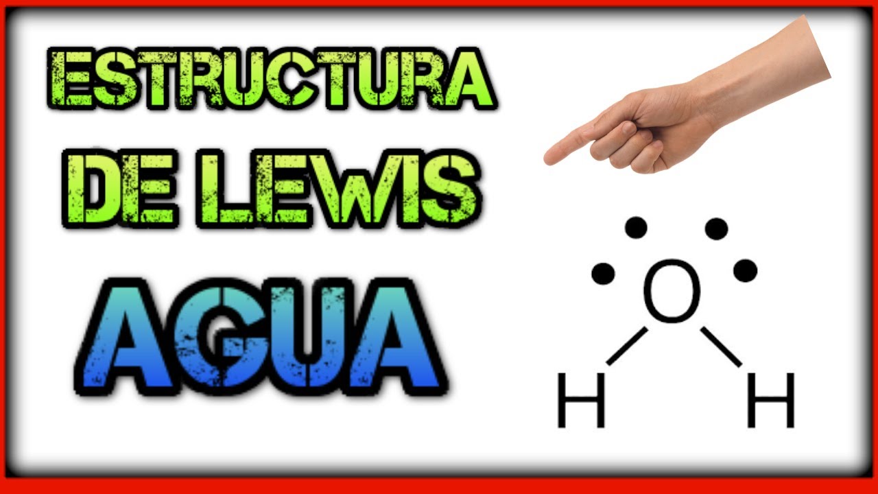 estructura de lewis para el agua