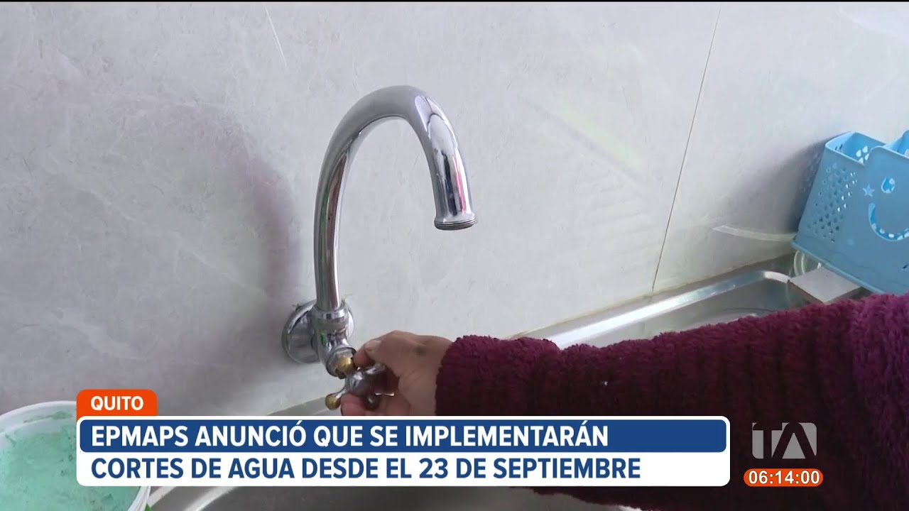 falta de agua potable en ecuador