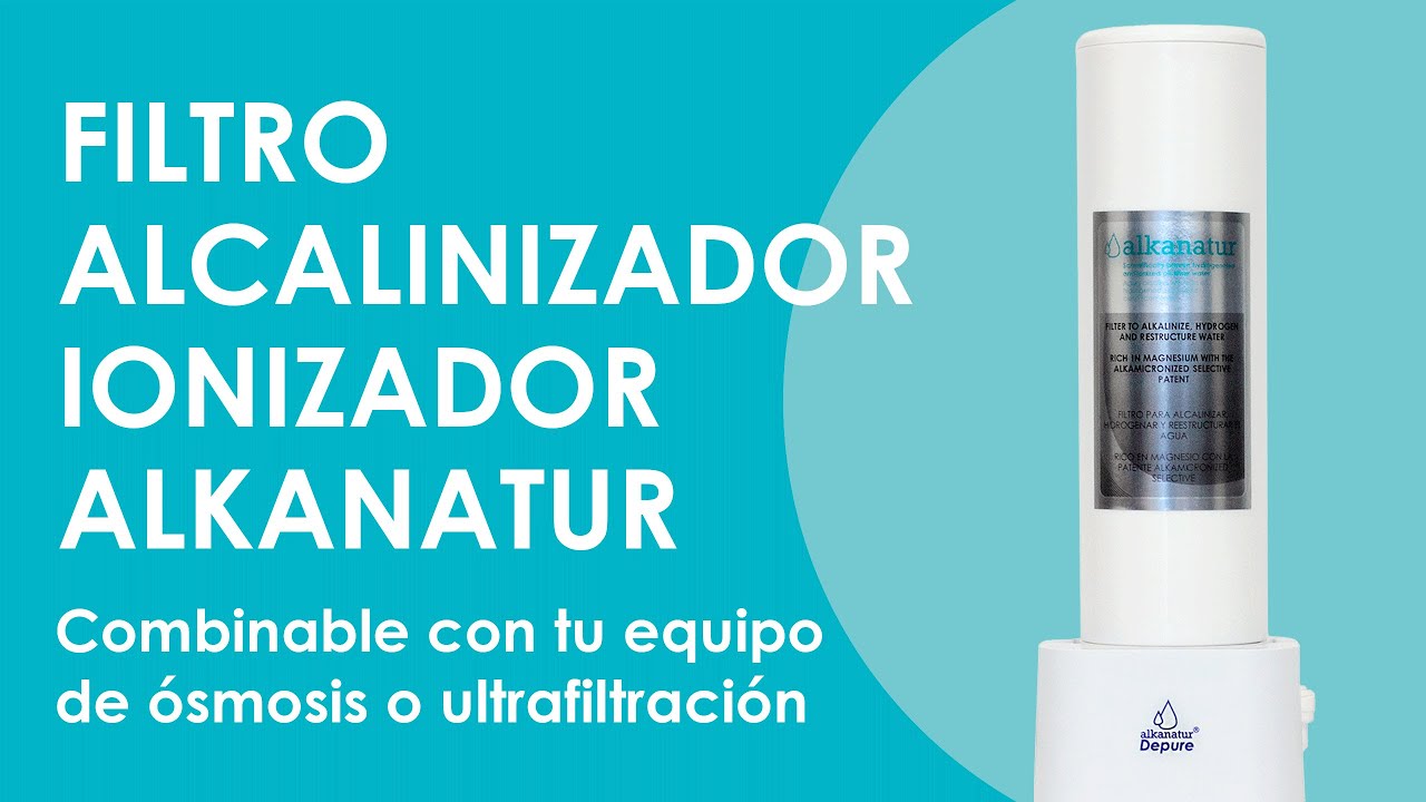 filtro para alcalinizar el agua