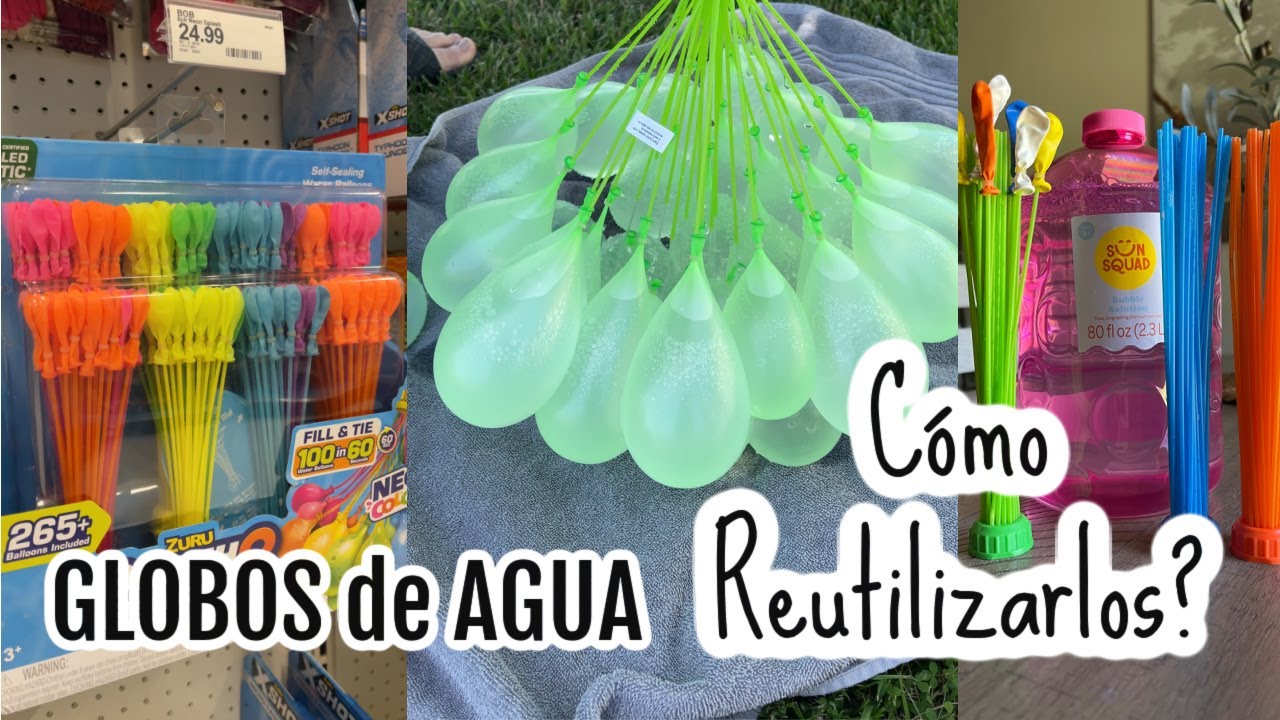 globos de agua llenado rapido