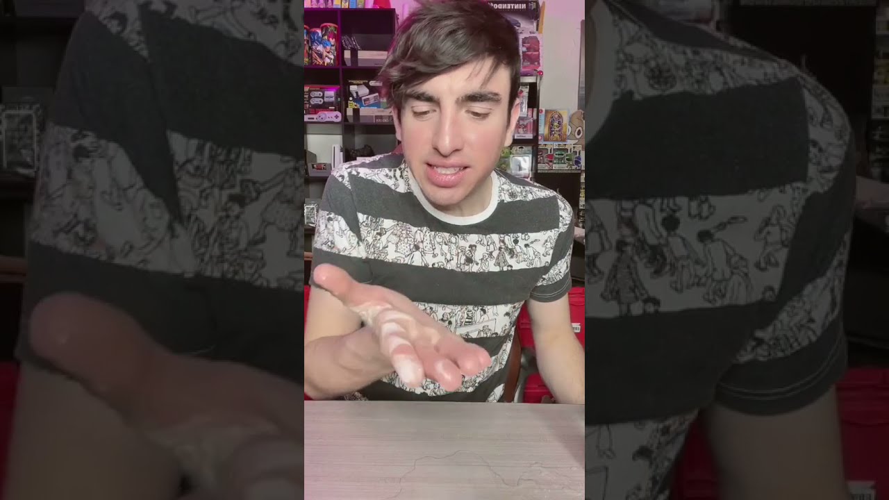 hielo con desodorante y agua