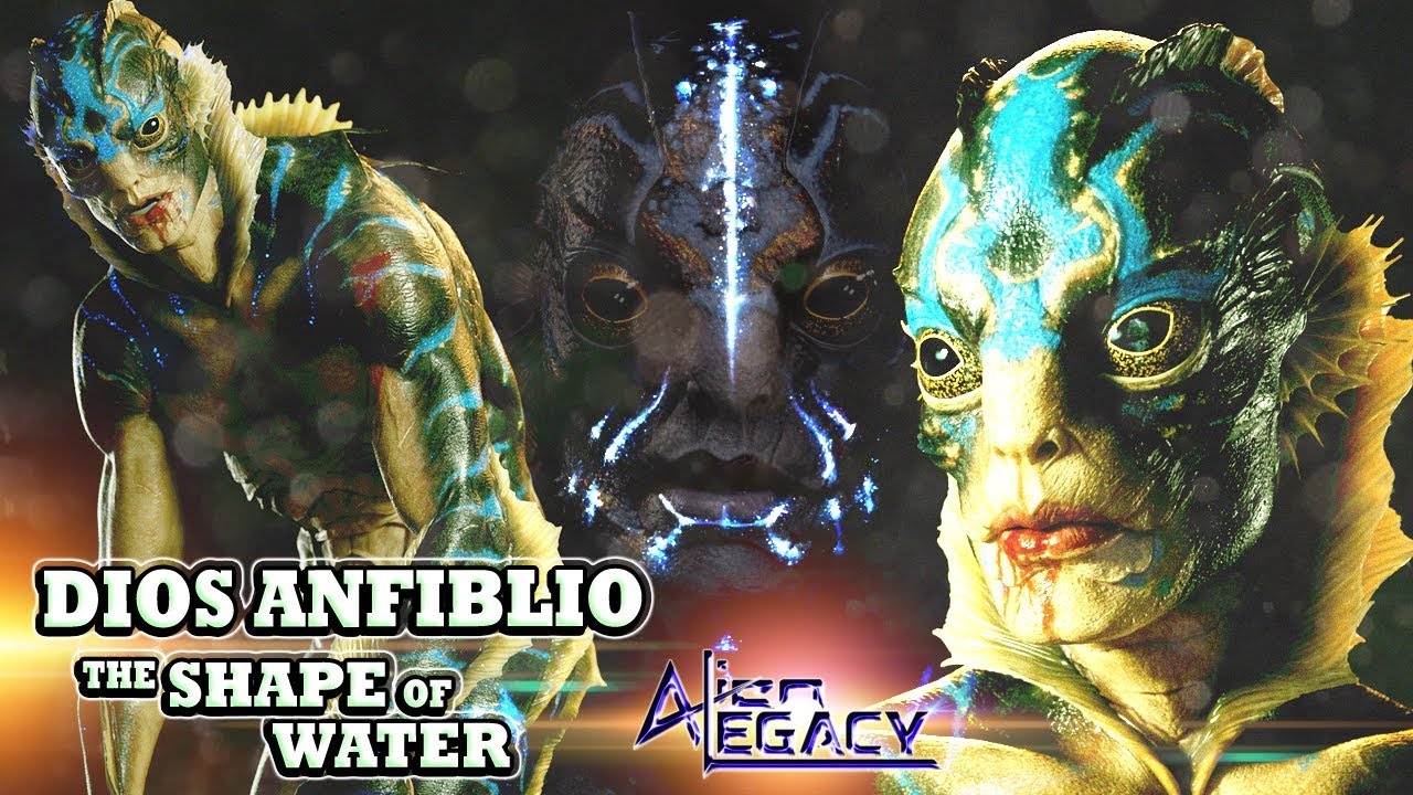 hombre anfibio la forma del agua