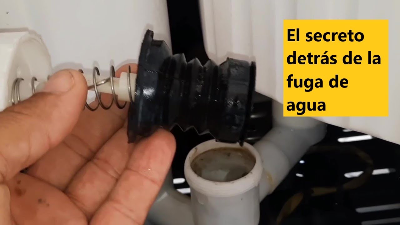 lavadora tira agua por desague