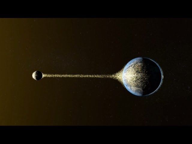 los mares de la luna tiene agua