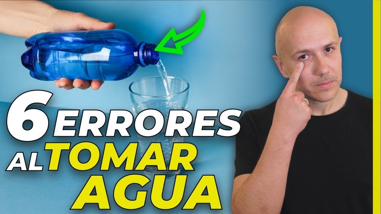 manera correcta de beber agua