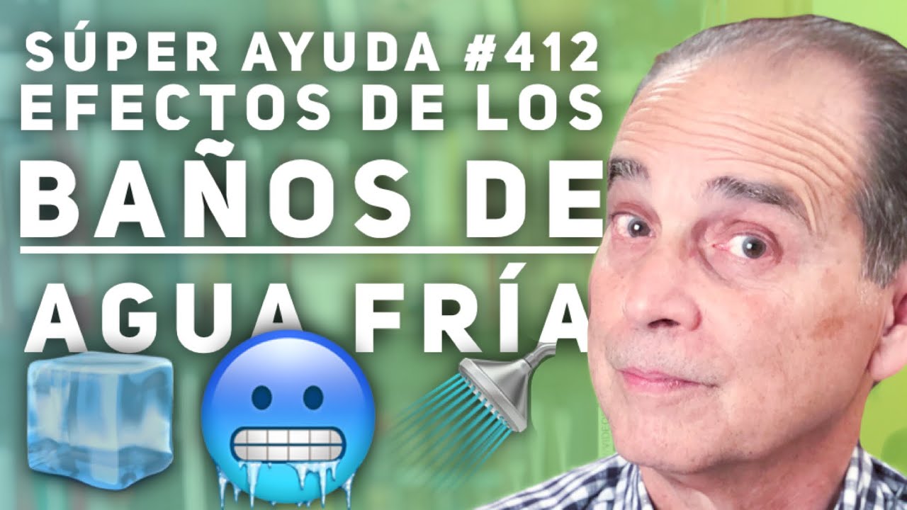 mojarse la cabeza con agua fría