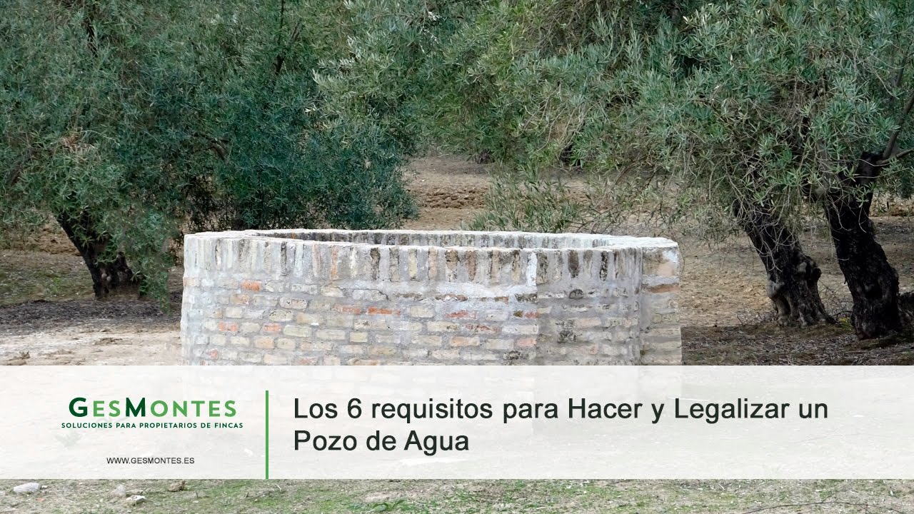 normativa tapar pozos de agua