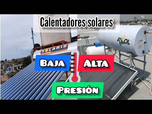 panel solar para calentar agua