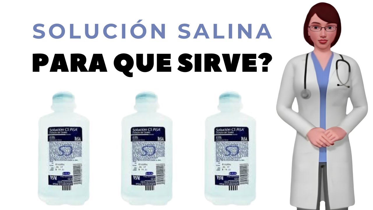 para que sirve el agua salina