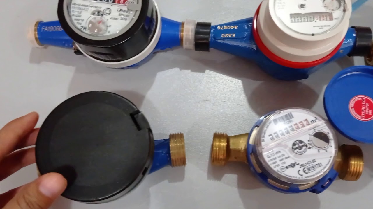 partes de un medidor de agua