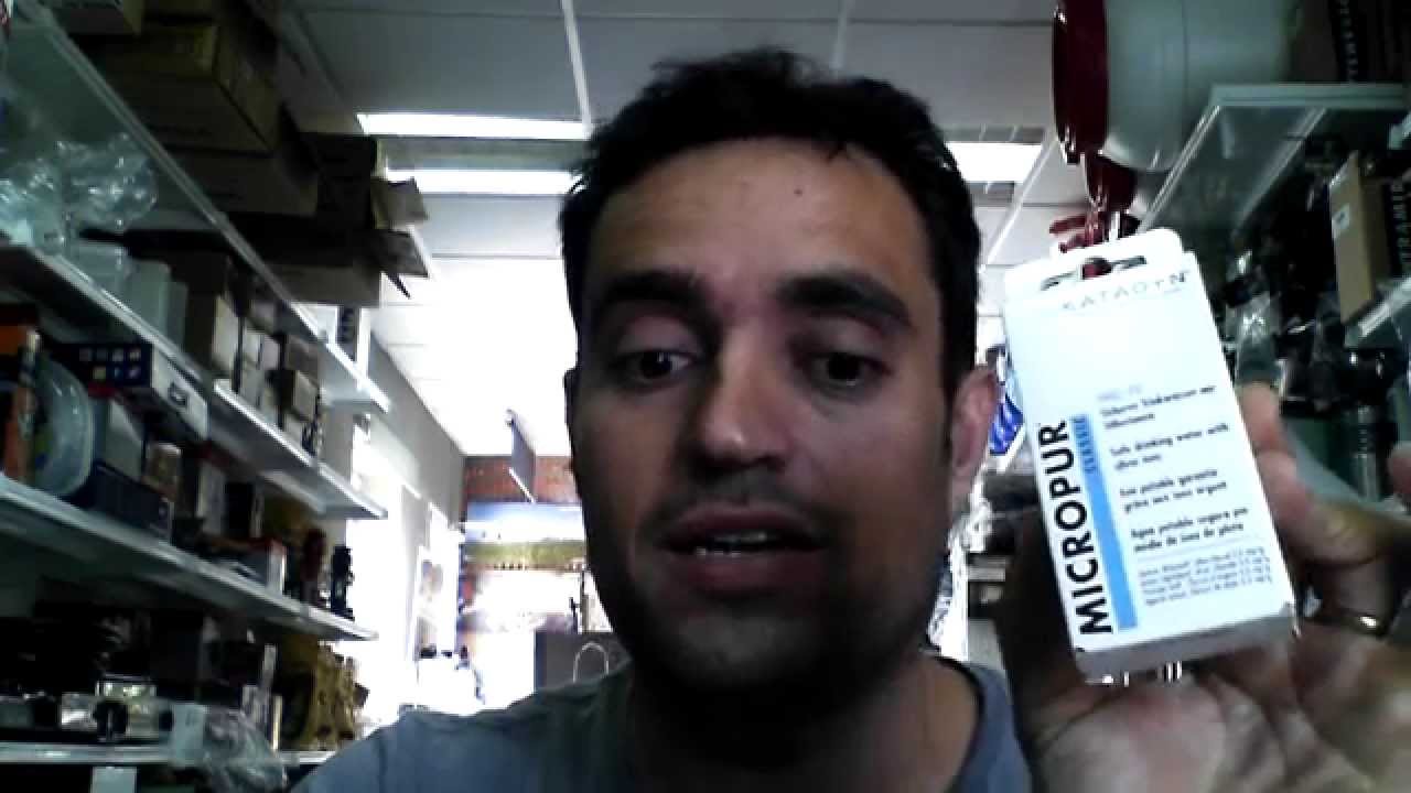 pastillas para purificar el agua