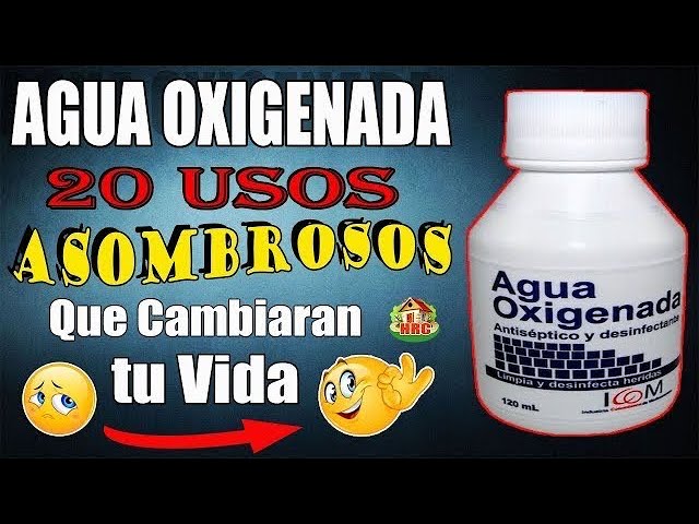 peroxido de hidrogeno en agua