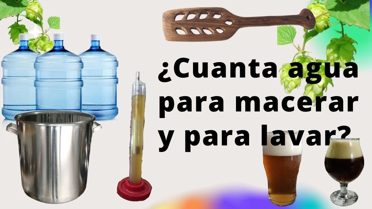 porcentaje de agua en la cerveza