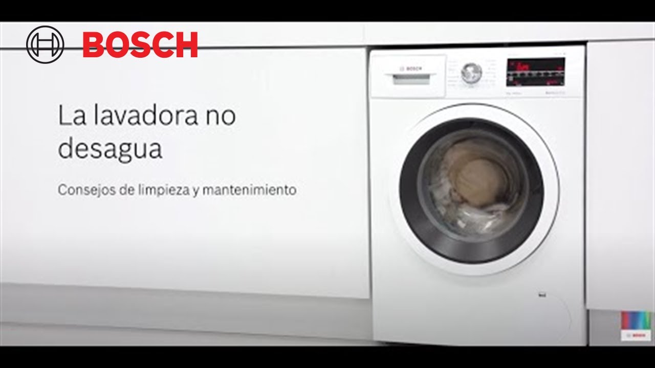 porque no desagua la lavadora