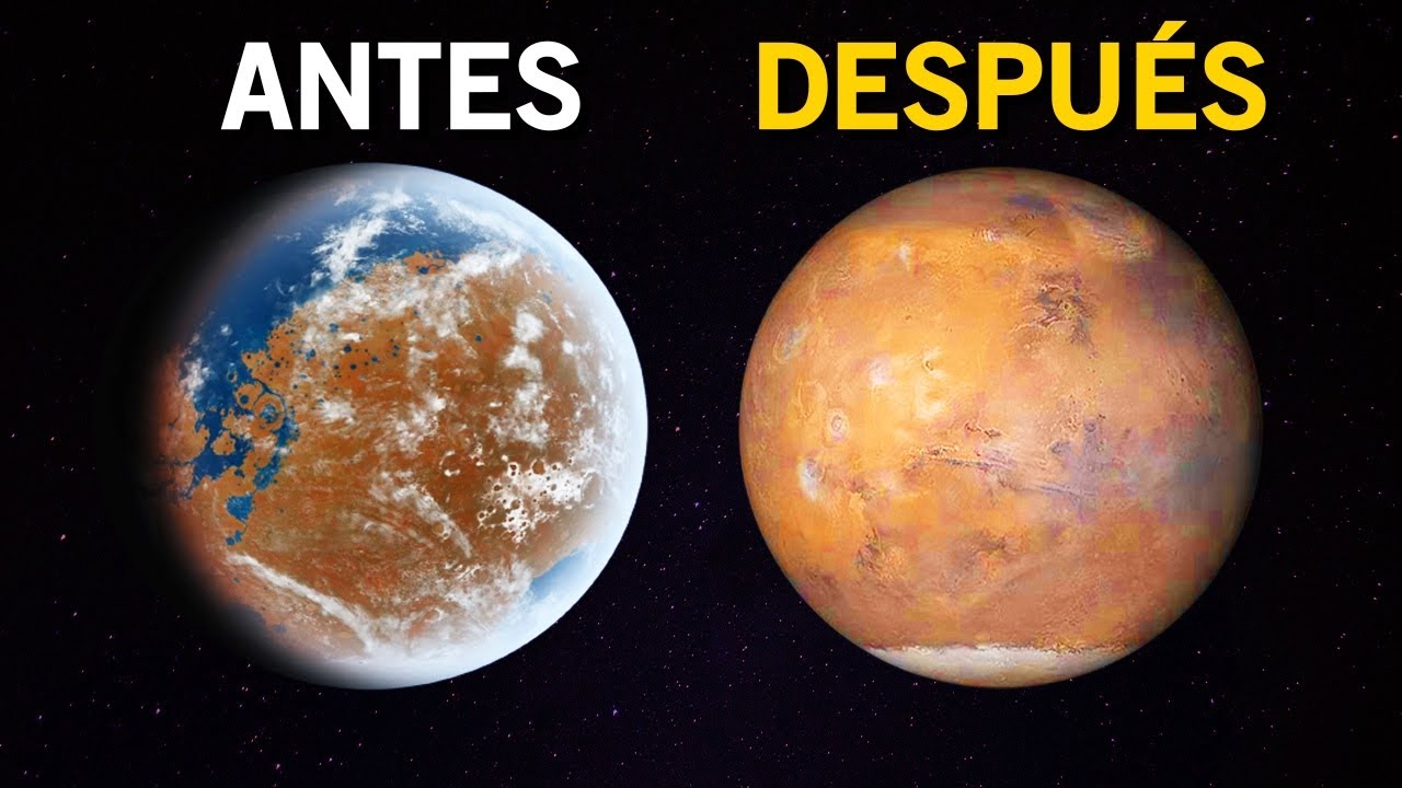 que paso con el agua de marte