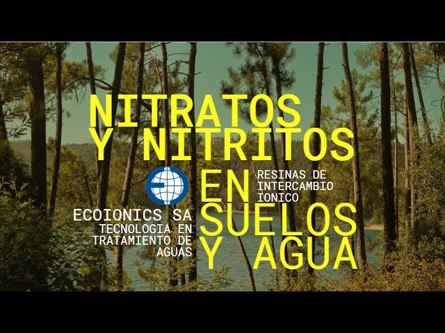 que son los nitratos en el agua