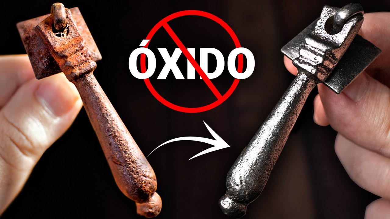 quitar oxido con agua oxigenada