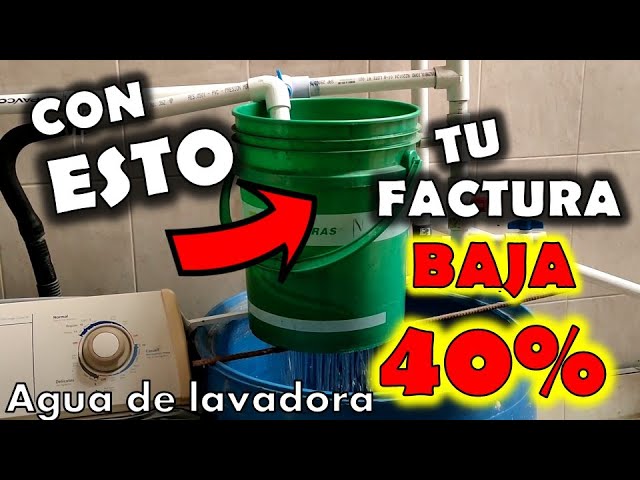 reciclador de agua de lavadora