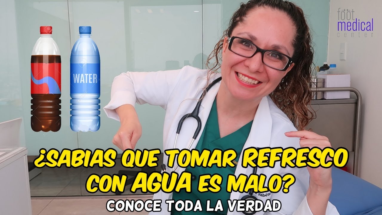 tomar refresco con agua es malo