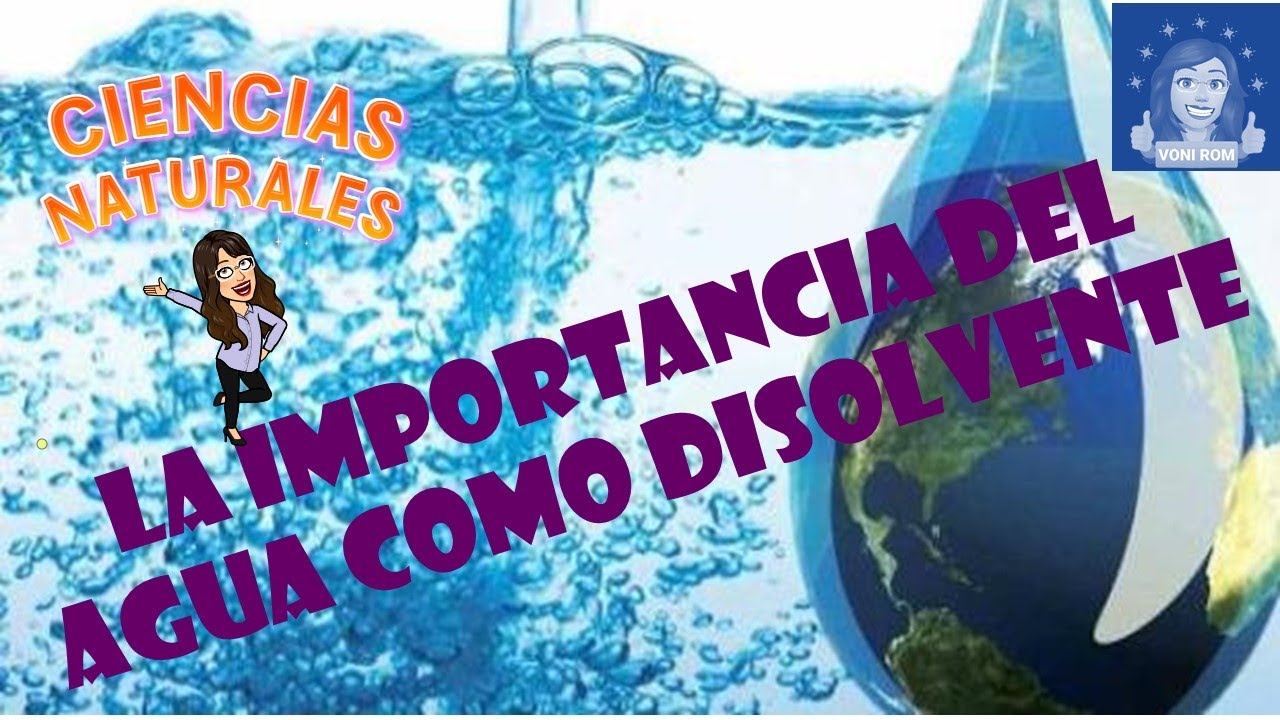 uso del agua como disolvente
