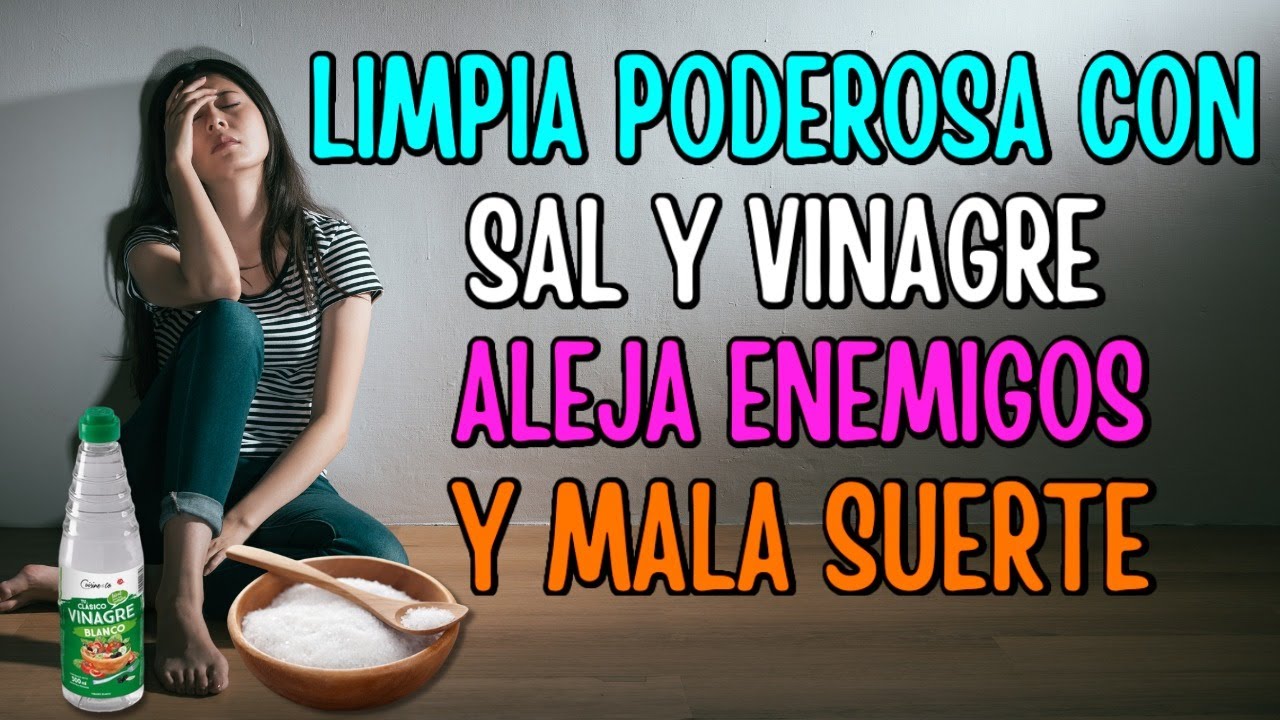 agua con sal y vinagre para que sirve