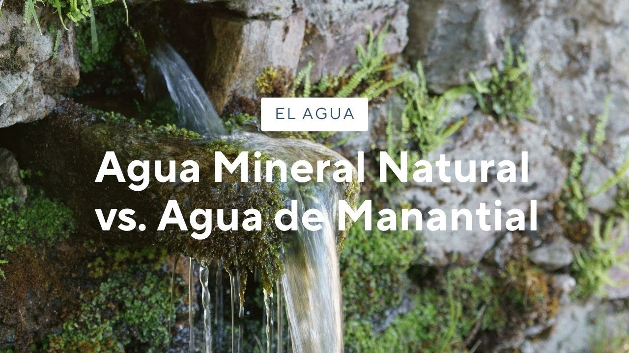 agua mineral natural de manantial