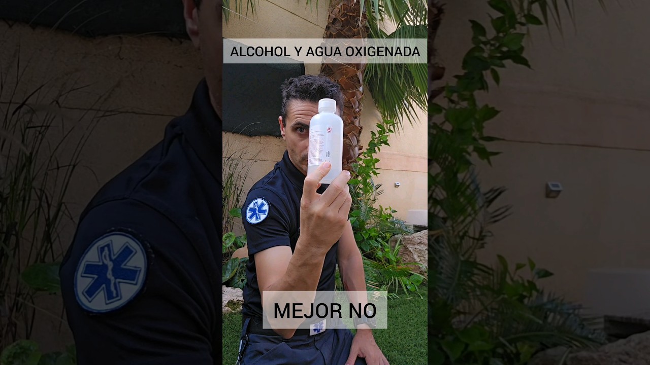 agua oxigenada para curar heridas