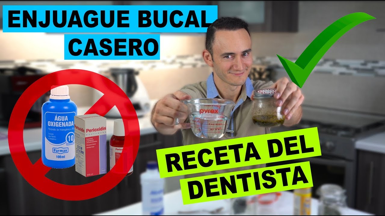 agua oxigenada y bicarbonato encias