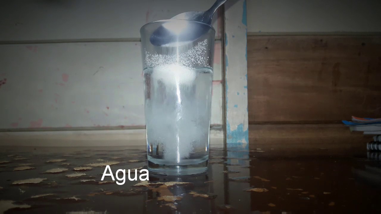 agua y azucar que tipo de mezcla es
