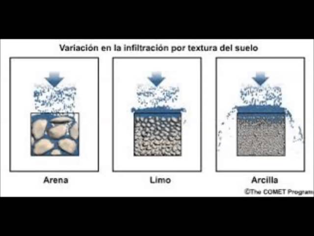 almacenamiento de agua en el suelo