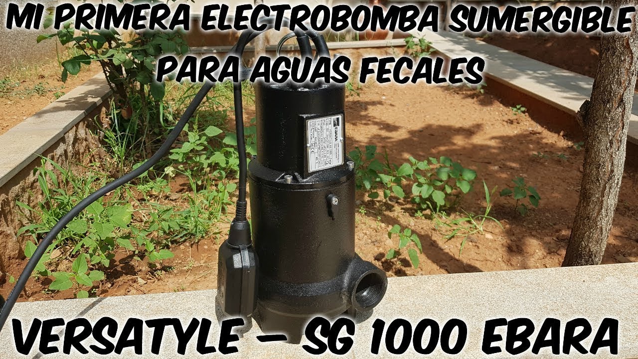 bombeo de aguas residuales domesticas