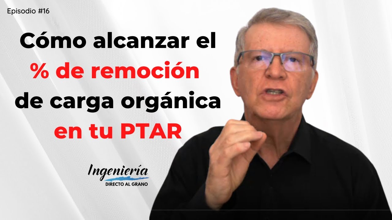 carga organica en aguas residuales