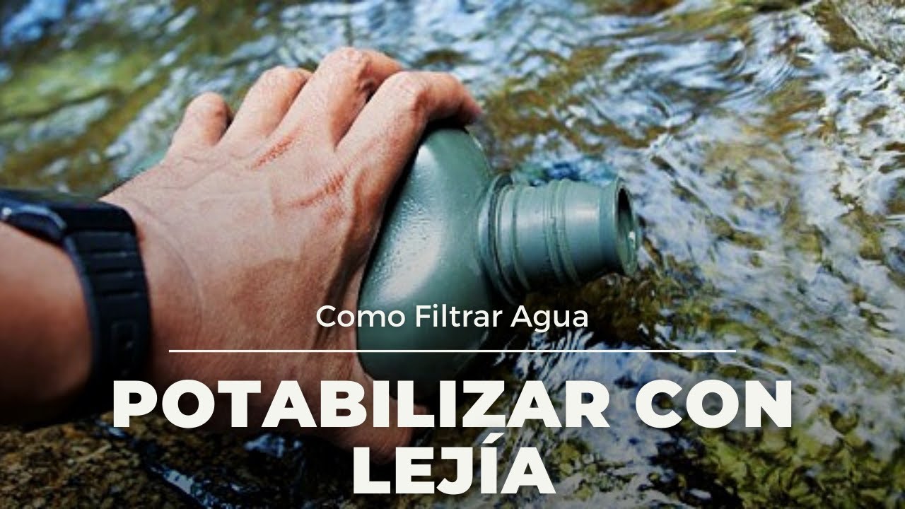 cómo desinfectar el agua con lejía