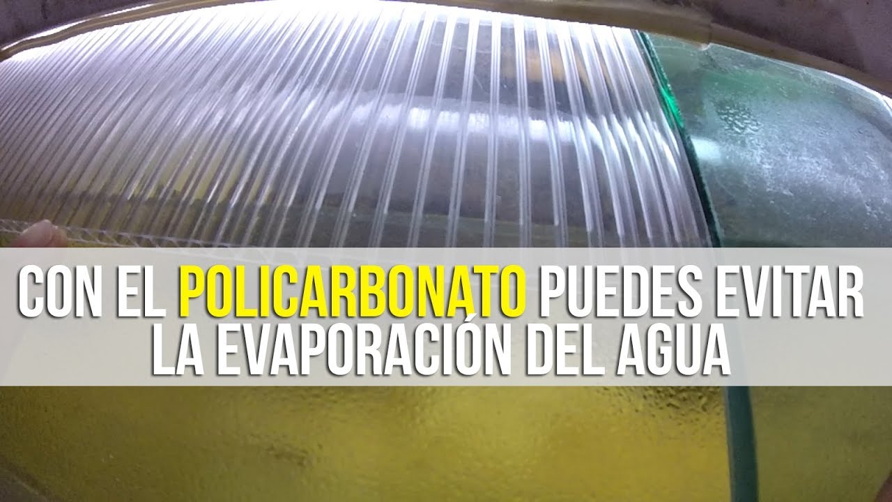 como evitar la evaporacion del agua
