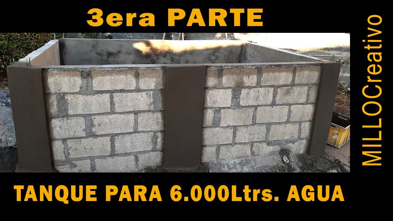 como fabricar un deposito de agua