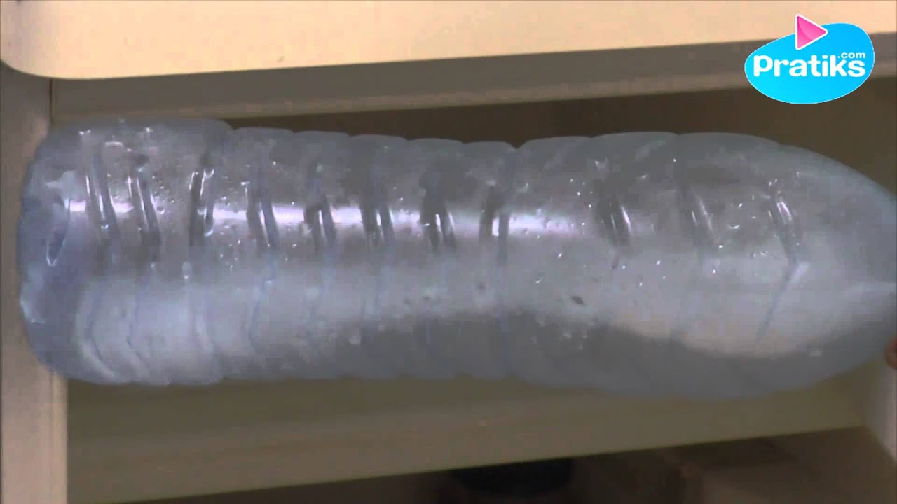 como mantener botella de agua fria