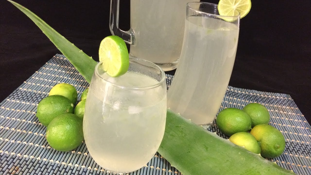 como preparar el agua de aloe vera