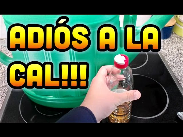 como quitar la cal del agua de riego