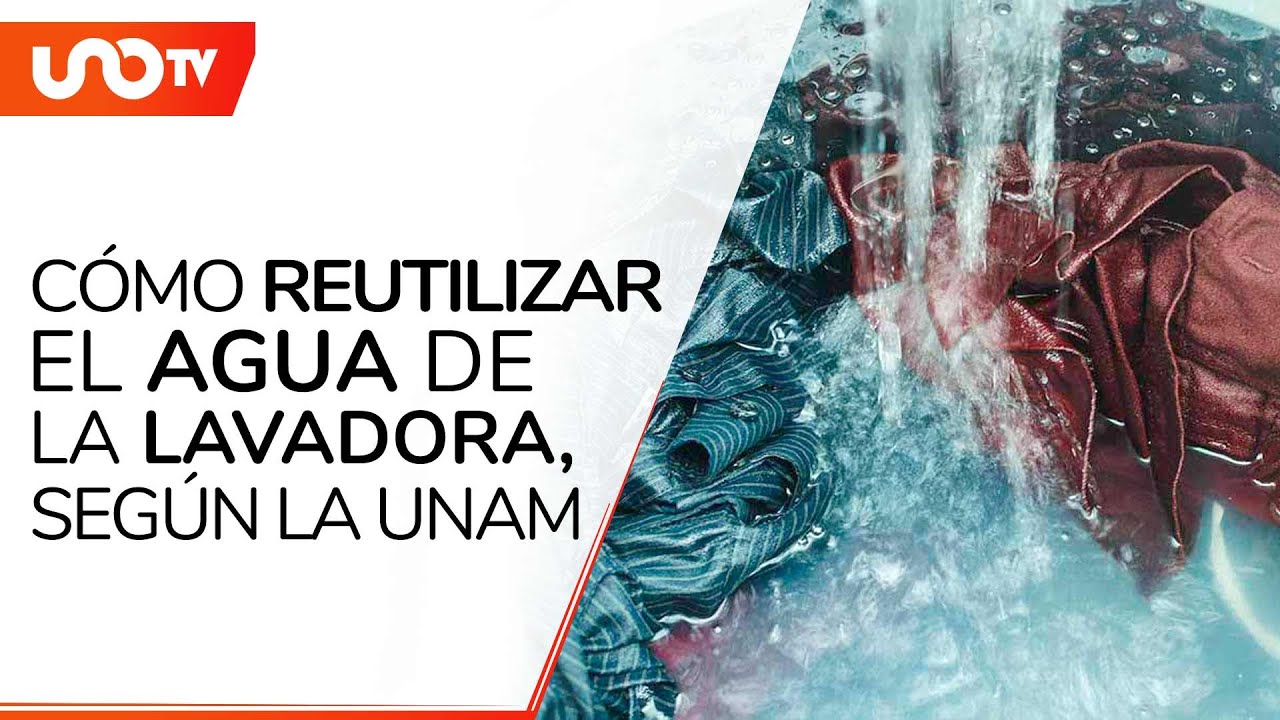 como reciclar el agua de la lavadora