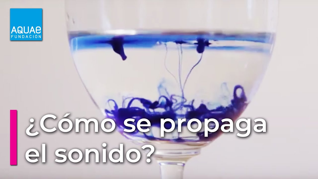 como se propaga el sonido en el agua