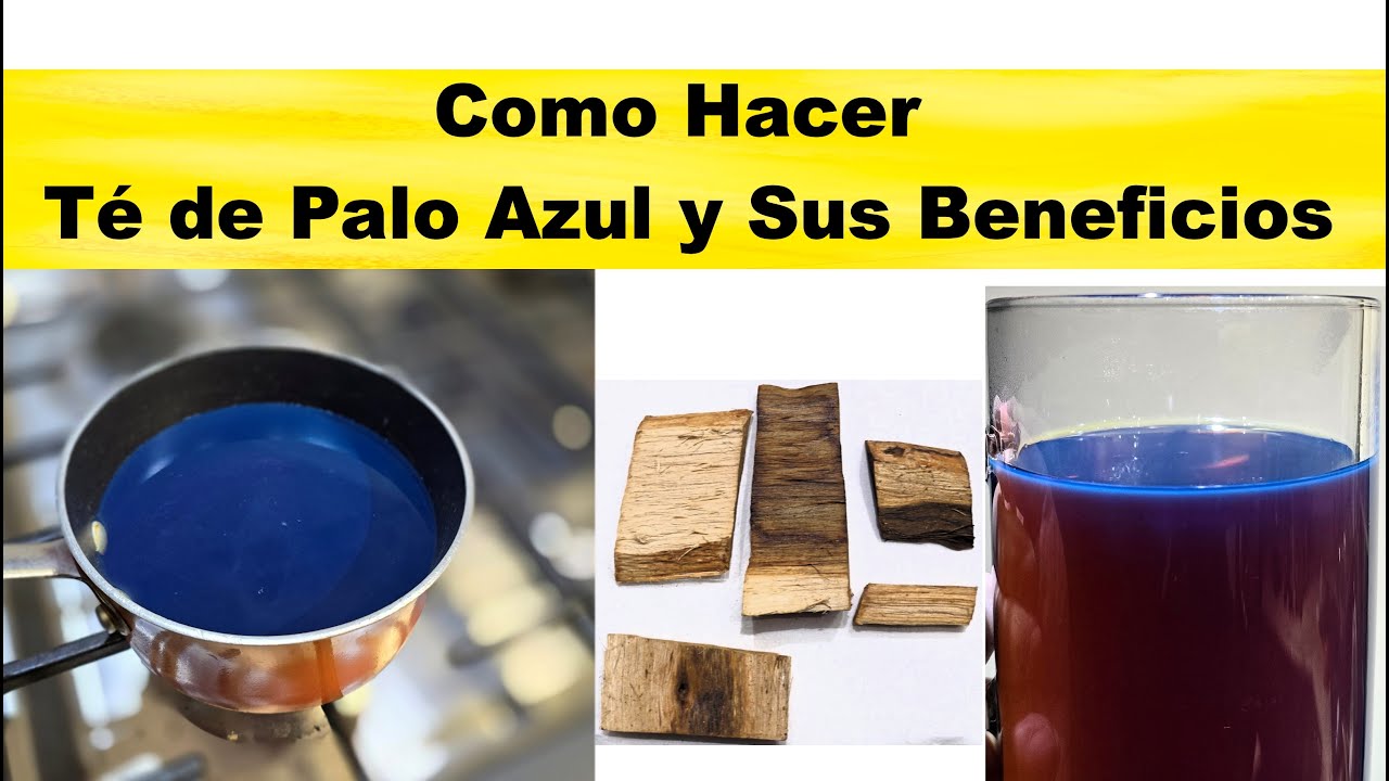 como se toma el agua de palo azul
