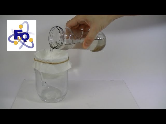 como separar mezcla de agua y sal