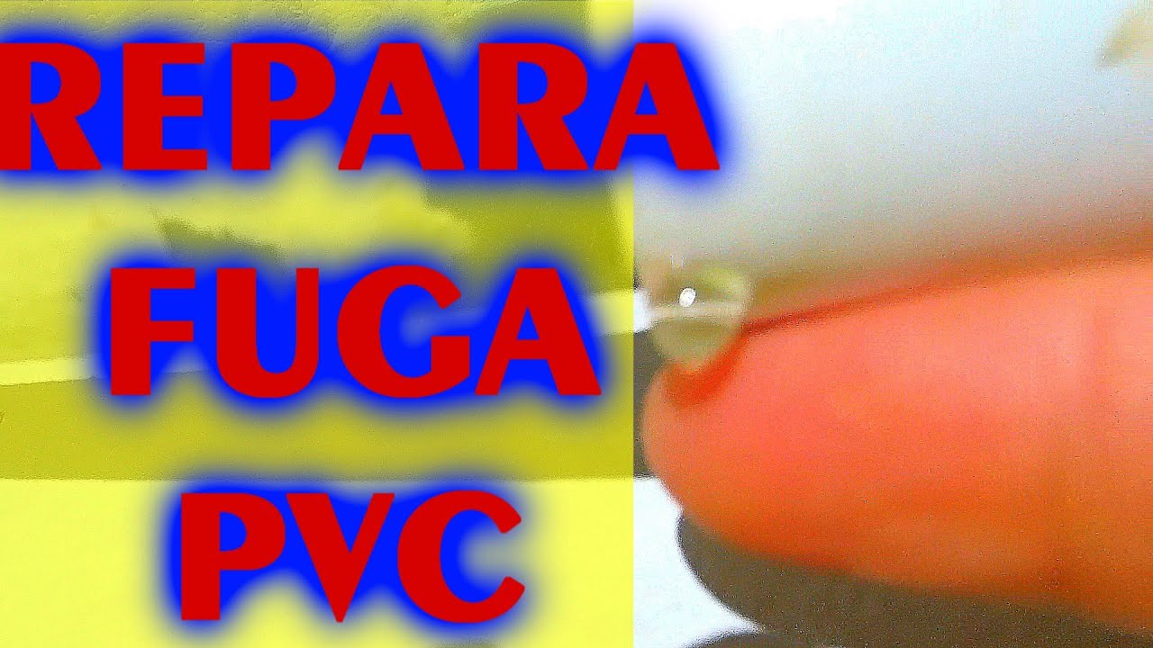 como tapar una pequeña fuga de agua