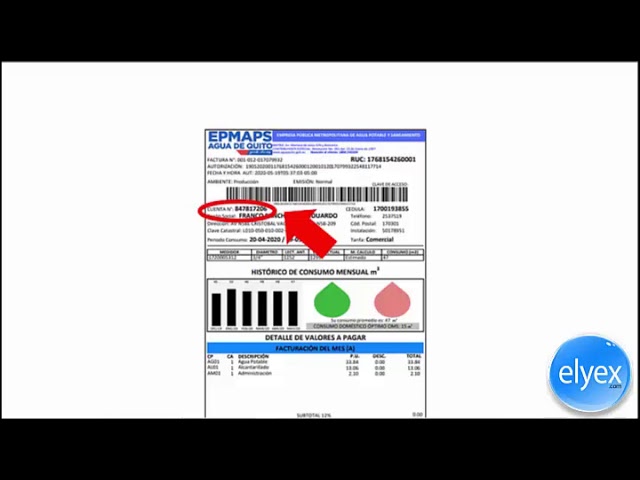 consulta de factura de agua quito