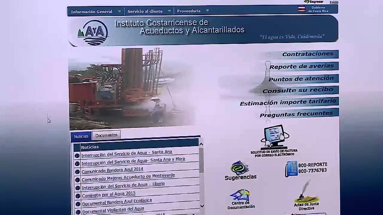 consulta recibo de agua costa rica
