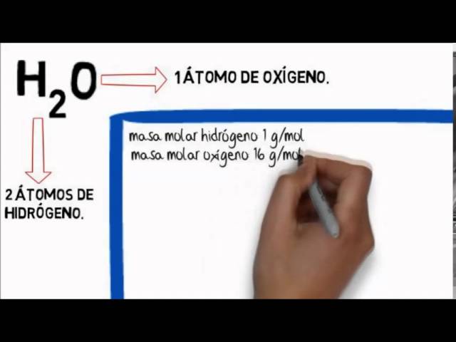 cual es el peso molecular del agua