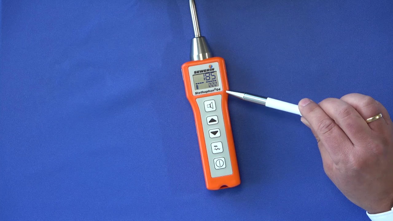 detector de fugas de agua sewerin