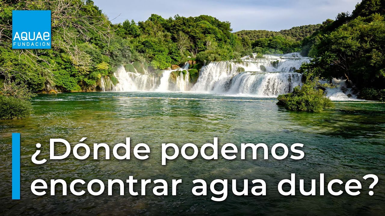 en donde encontramos el agua dulce