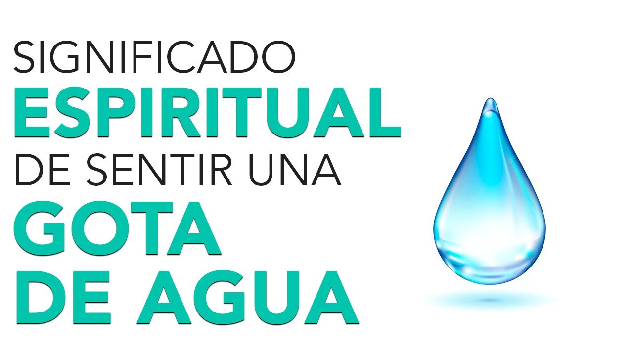 gota de agua significado emocional