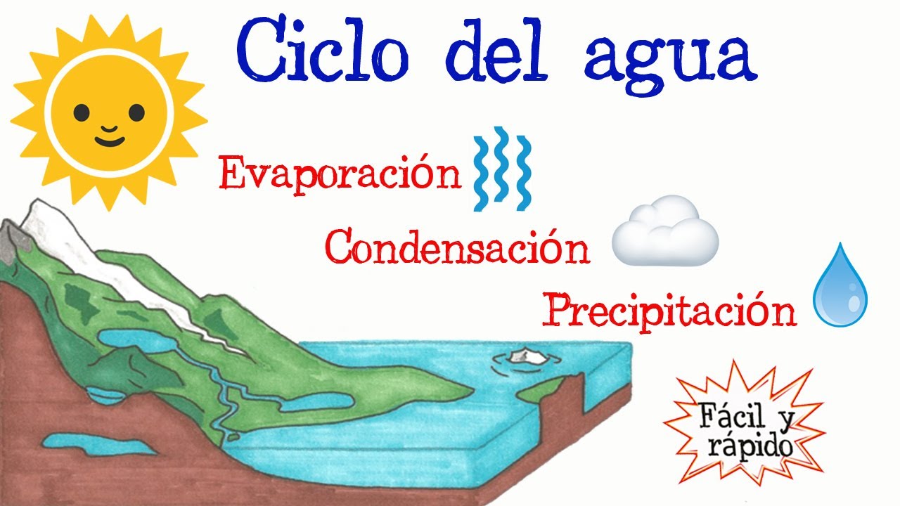 ideas principales del ciclo del agua